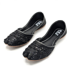 Black Sequin Khussa