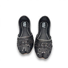 Black Sequin Khussa
