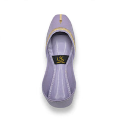 Lavender Minimal Gold Khussa