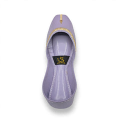 Lavender Minimal Gold Khussa